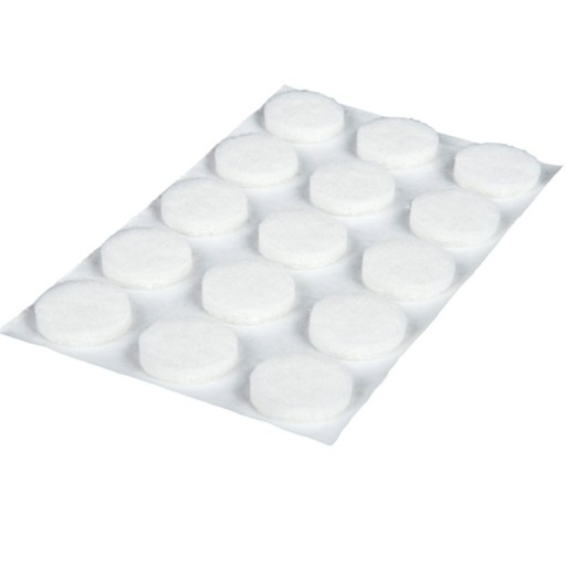 Plsťové podložky pod nábytok, plsť 25 mm