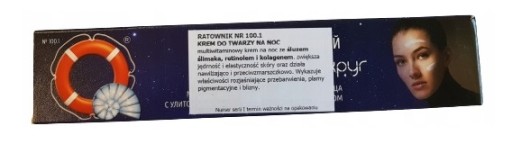 RATOWNIK 100 NOČNÝ KRÉM NA TVÁR SNAIL MUSIC