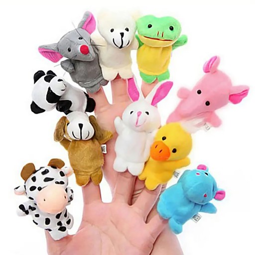 FIGER PUPPIES bábky plyšové zvieratká maskoti pre deti 10 ks.