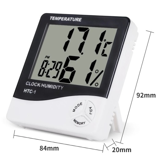 HYGROMETER TEPLOMER HODINY IZBOVÝCH SENZOROV BEZDRÔTOVÁ LCD METROSTANICA
