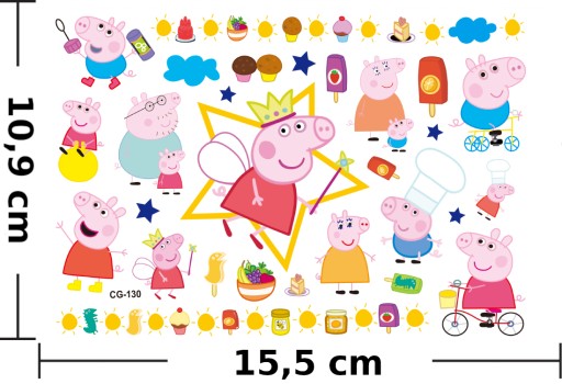 Umývateľné tetovanie pre deti PEPPA PIG CG130
