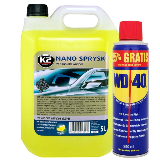 K2 K2-LETNÁ NANO KVAPALINA OSTREKOVAČA 5L