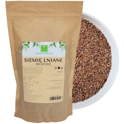 Hnedé ľanové semienko 1kg celozrnné na mletie BUDWIG KETO diétne čisté