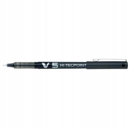 PILOT Hi-Tec V5 guľôčkové pero, ČIERNA