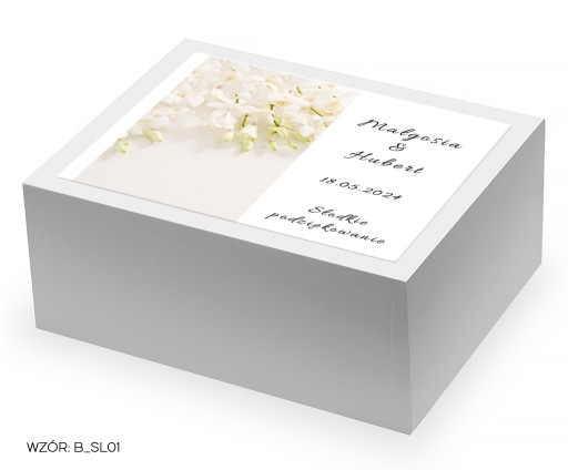 Tortové krabičky so svadobným štítkom + personalizácia
