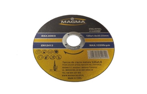 Magma rezací kotúč na kov 125x22,23 mm