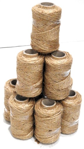 DEKORATÍVNA JUTOVÁ BALiaca Šnúrka, OZDOBY, 100g, 1 ks.