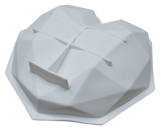SILIKÓNOVÁ FORMA NA PEČENIE TORTY, VEĽKÉ 3D SRDCE