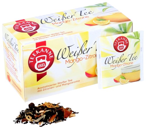 Teekanne Lemon Mango biely čaj 20 sáčkov 25g DE