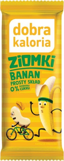 Ziomki oriešková a datľová tyčinka Kešu a banán BEZ CUKRU 32 g