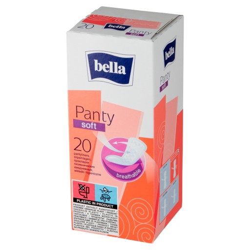Mäkké hygienické vložky Bella Panty 20 kusov