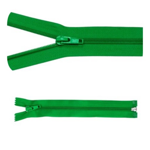 Zips 40cm Svetlozelená 5ks MIKINA Su