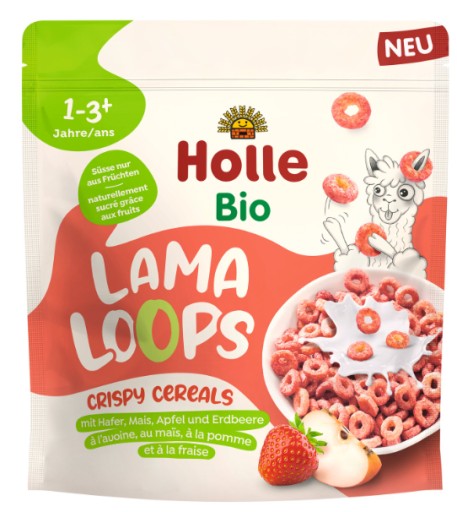 JABLKO A JAHODY LAMA CEREÁLNE KOLIESKY BEZ PRIDANÉHO CUKRU OD 1 ROKA BIO
