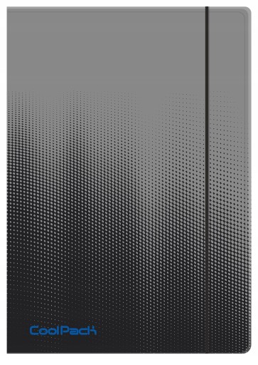 CoolPack A4 Gradient GREY elastický priečinok