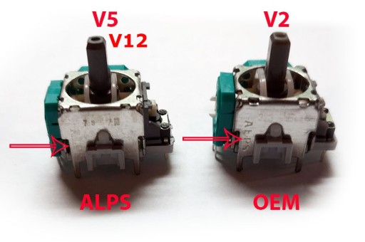 Originálny analógový ovládač V5 3D ALPS model 1914