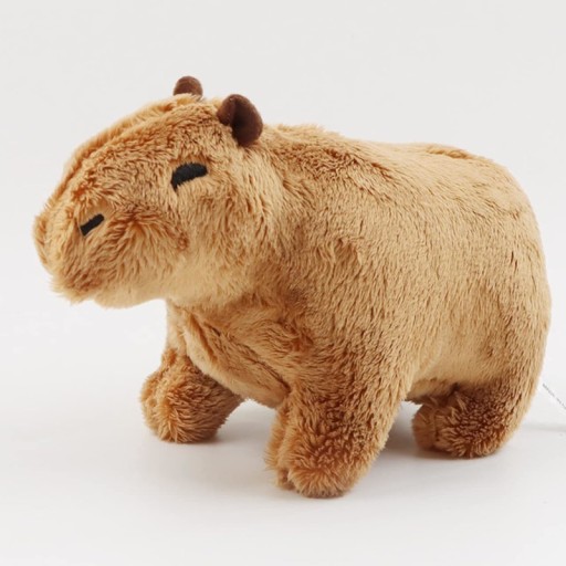 Maskot medvedíka Capybara, plyšová hračka pre deti, 20 cm. KAPYBARA