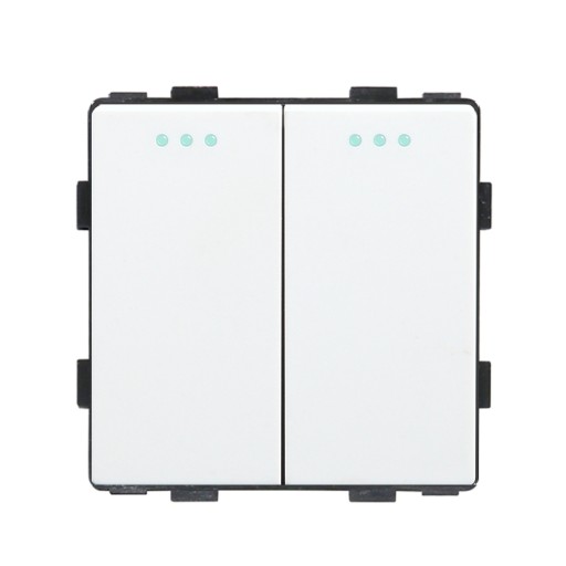 Vypínač svetiel 2P mechanická vložka biela RTX SH
