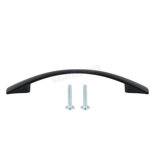 MAT ČIERNA KĽÚČKA NÁBYTKU LOFT MODERNÁ - 96 MM