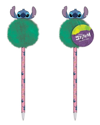 Disney Lilo a Stitch perá s čiernym jemným brmbolcom