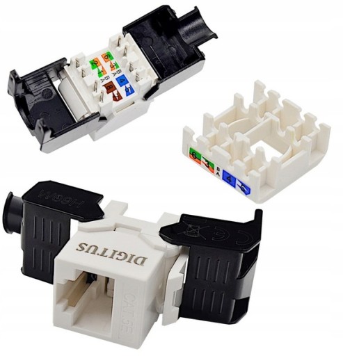 Keystone RJ45 (8P8C) kat. 5e UTP, LSA modul