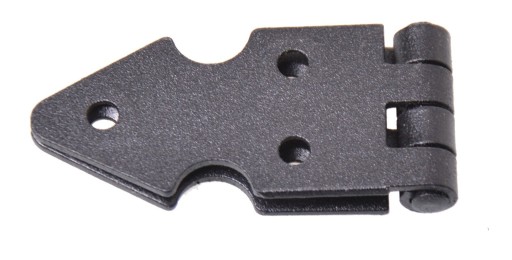 Ozdobný konštrukčný pánt, čierny, 25x100mm