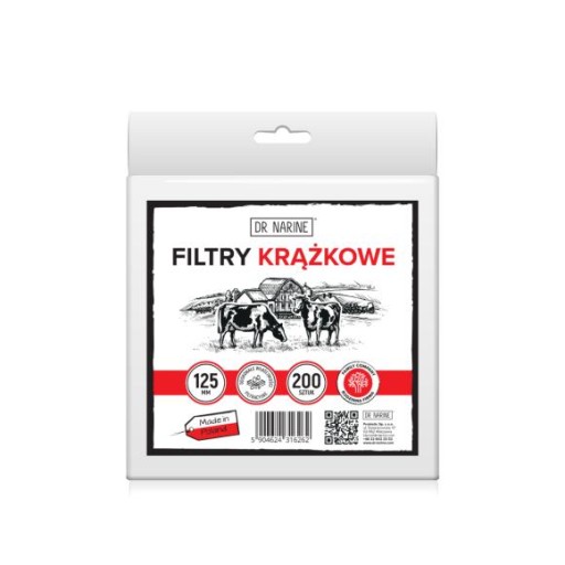 Kotúčové filtre 125mm 200 kusov