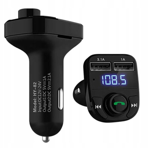 FM SD MP3 BLUETOOTH VYSIELAČ 2xUSB NABÍJAČKA