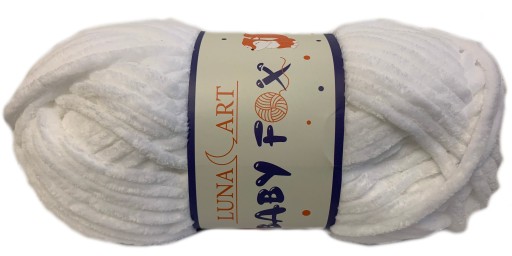 Polyesterová priadza Baby Fox - Luna Art - 1, 100 g, 120 m