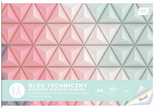 INTERDRUK pastel technický blok 10 listov