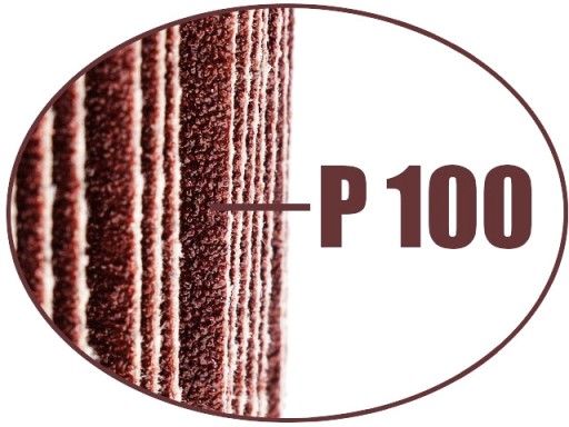 BRÚSNY KOTOÚČ S KLAPKOVOU BRÚSOU NA STOPKE PRE VŔTAČKU 40x20 GR. 100 PL
