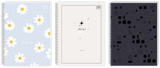Notebook A5/50 Mriežka 70g Vzory Interprint