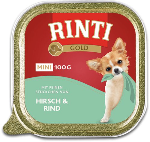 Rinti | Gold Mini | Jeleň s hovädzím mäsom 100g