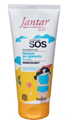 Jantar SUN hydratačný balzam po opaľovaní SOS