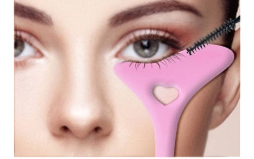 Šablóna na očné linky na očný make-up, fialový