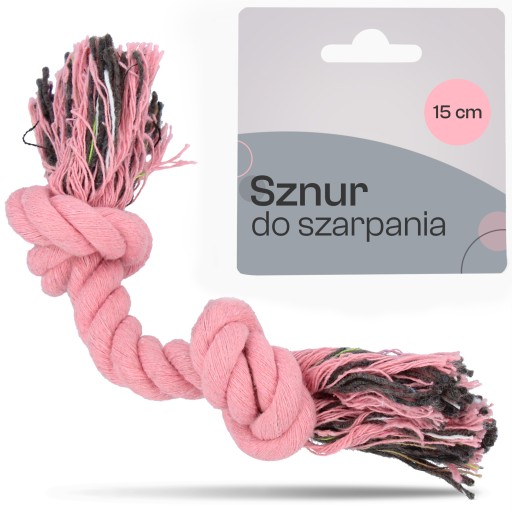 TAHAČ PRE PSA 15 cm Spletená HRAČKA NA TLAHANIE LANA PRE HÁTANIE ŠTEŇATÍ