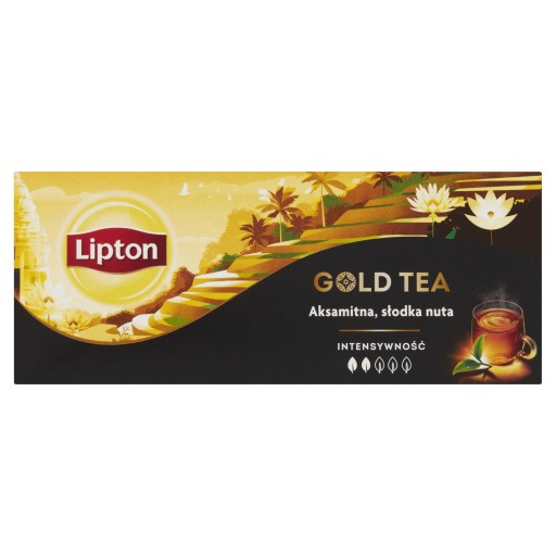 Lipton GOLD čierny expresný čaj 25 sáčkov, 37,5g