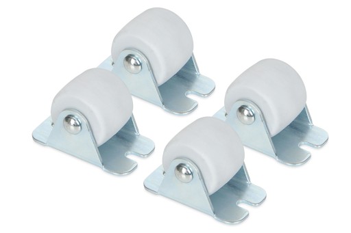 4x NÁBYTKOVÁ VALEC TUHÉ GUMOVÉ NÁBYTSKÉ KOLESO NA ZÁSUVKY fi-30mm h-33mm