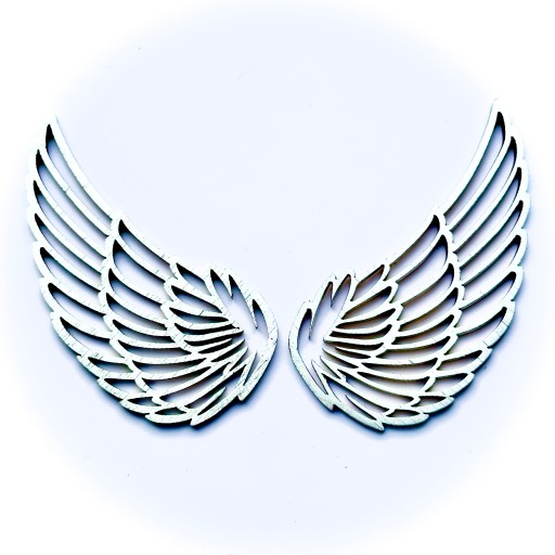 Angel Angel Wings Silver Single 6 ks