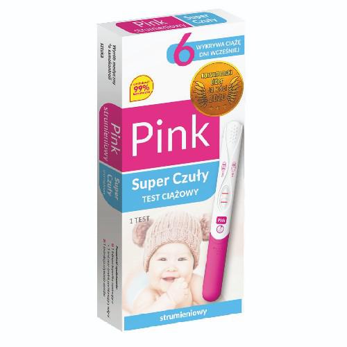 Pink Super Sensitive Jet tehotenský test