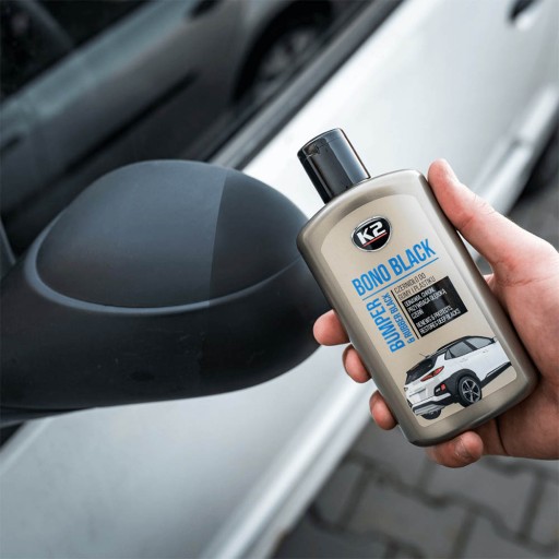 K2 BONO BLACK BLACK PRE GUMOVÉ PLASTOVÉ PNEUMATIKY sýto čierne AUTO 250ml