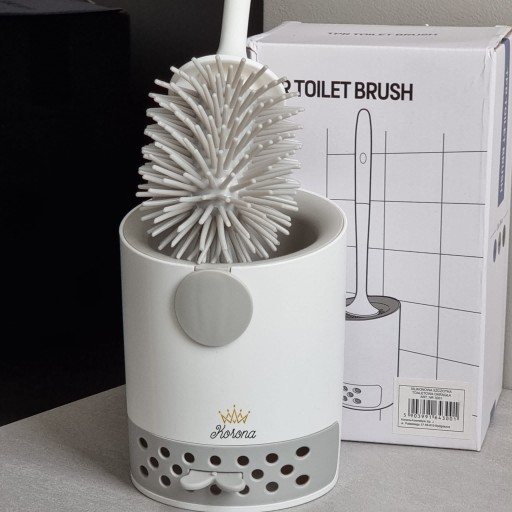 SILIKONOVÁ TOALETNÁ KEFA NA WC