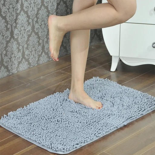 mäkký, protišmykový kúpeľňový koberček, rýchloschnúca kúpeľňová predložka