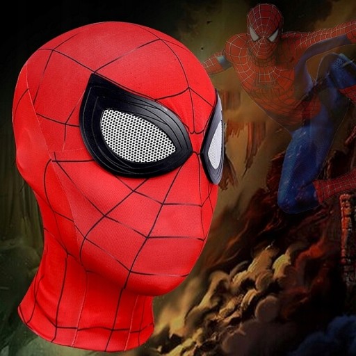 SVIETIACA MASKA SPIDERMAN SPIDERMAN LIT S LED PRE DETI A DOSPELÝCH NA PLES