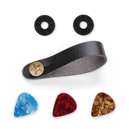 Gitarový držiak na kožený remienok Jeremi AS-021B