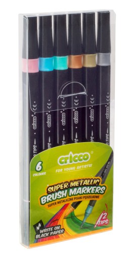 CRICCO OBOJSTRANNÉ KOVOVÉ PERÁ S KEFOU 6