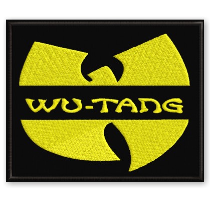 Termo vyšívaná náplasť WU-TANG 80x65mm