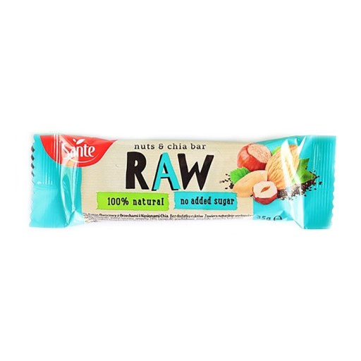 RAW Ovocná tyčinka Orech & Chia 35g x6
