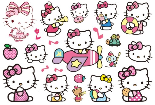 TETOVANIE PRE DETI HELLO KITTY BIRTHDAY CG257