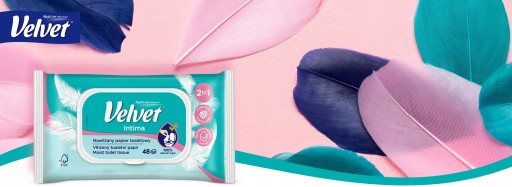VELVET INTIMA 48 vlhčený toaletný papier