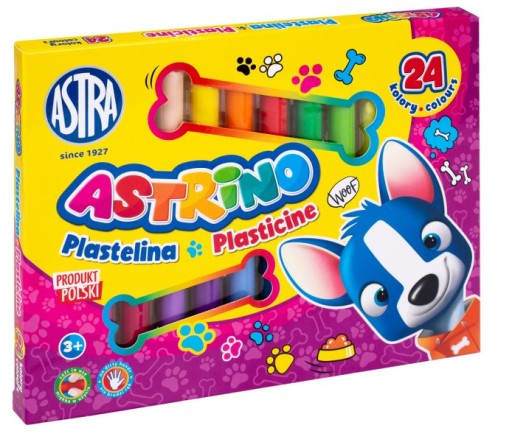 PLASTICINE 24 FAREB so psíkom ASTRINO ASTRA